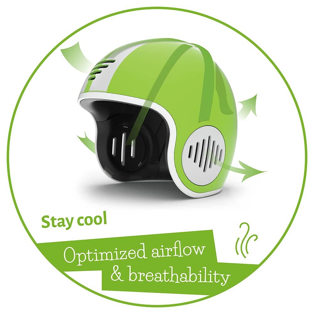 Chillafish Bobby Hardshell Size Cycling Sports Authentic Helmet, Small, Lime, Children's Helmet, CPHLS02LIM,