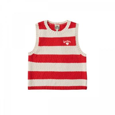 Stripe Knit Vest 7617t 303 01