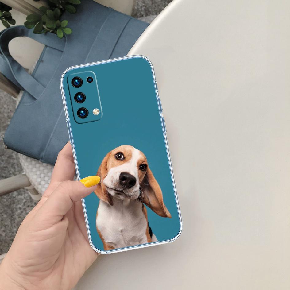 

LO14 Beagle Dog Soft Shell Transparent Phone Case for Motorola Moto G7 G8 G9 G84 G85 G73 G24 G15 Z2 Play Power Plus Motorola Moto G85