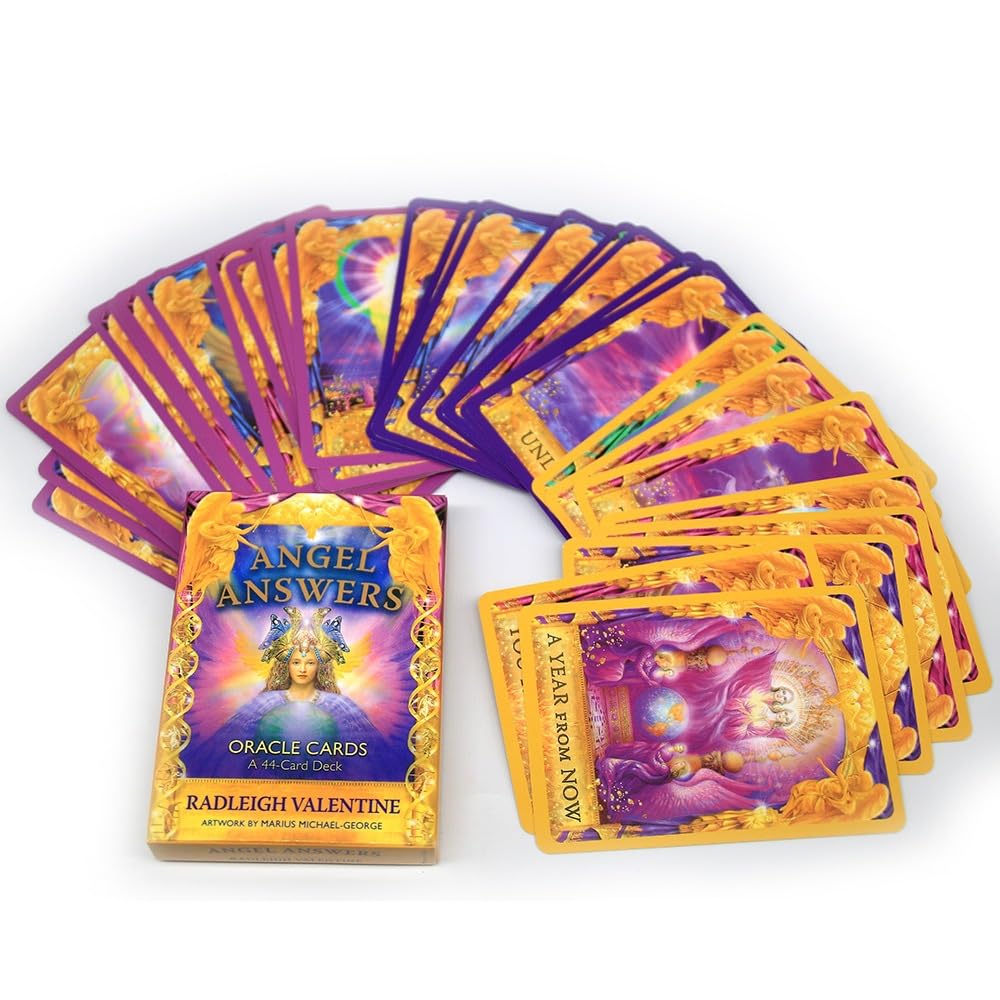 Angel Answer Oracle Tarot Perfect for Family Gatherings and Parties with Fun for Even [Bookworm] Cards, Cards, Friends. Everyone, Beginners! (A)