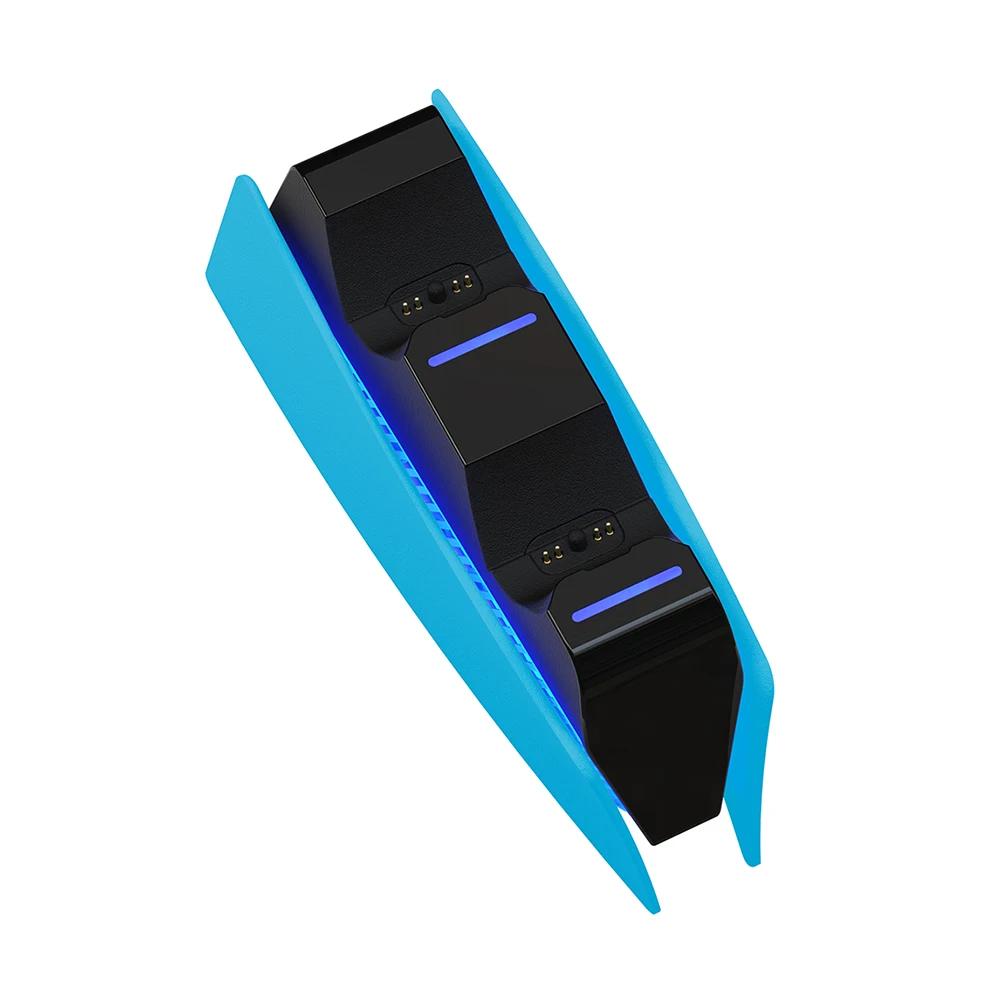 Dual Fast Charger for PS5 Wireless Controller USB Type-C Charging Cradle Dock Station for Sony PlayStation 5 DualSense Gamepad
