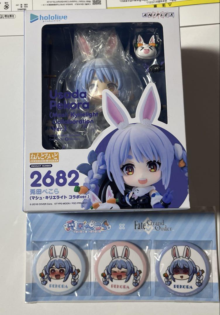 

[USED] Nendoroid Usada Pekora Nendoroid Mash Kyrielight Collaboration Ver. with Bonus
