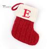 Kalėdinis kojinių ornamentas su virvele, didelės talpos sodrių spalvų klasikinio raidžių dizaino kojinių pakabinimo puošmena