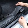 Kolfiberklistermärke Bildekal Dörrtröskelskyddsfilm Auto Dörrtröskelkant Sidospegel Repskyddstejp Vattentäta Klistermärken