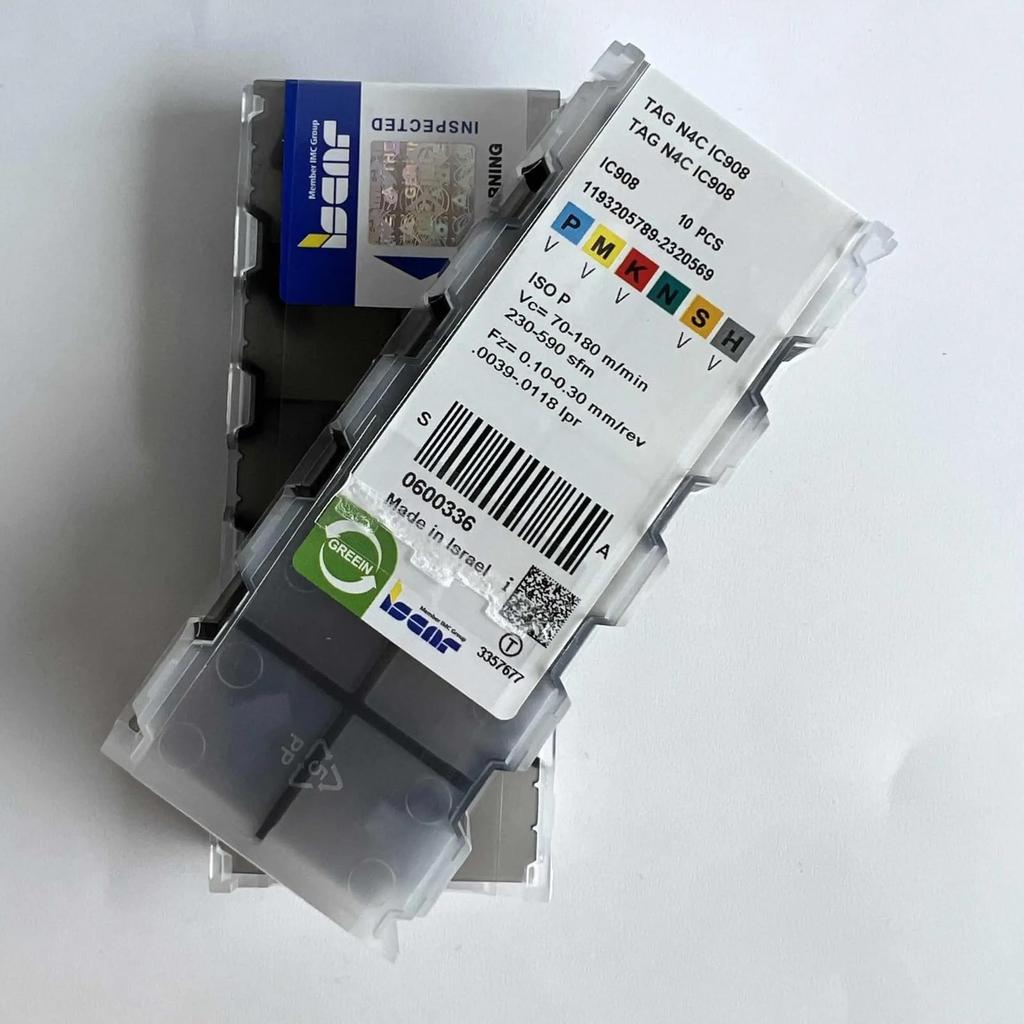 TAGN4C IC908 /Industrial indexable Carbide Inserts 10 PCS