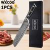 WXCOO Damascus Steel Kitchen Knife VG10 67 Layers Japanese Santoku Knife Powerful Chicken Bone Scissor Meat Cleaver Household