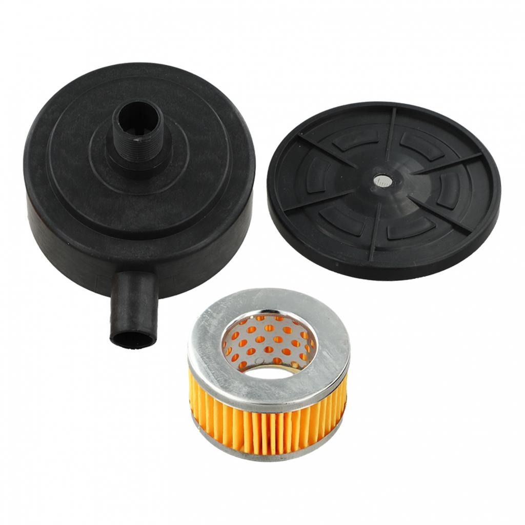 20mm Muffler Pump Black Plastic Workshop Supplies Set Kit Air Compressor