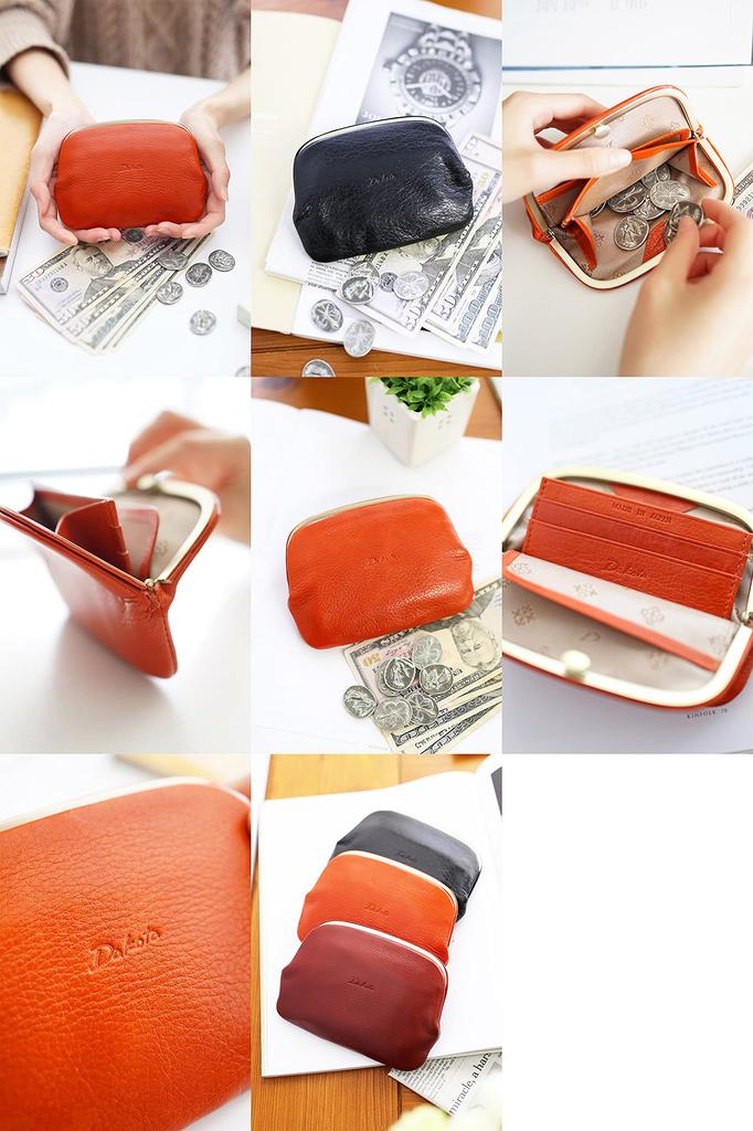 Clasp Wallet Genuine Leather Green [Dakota] Women's DA-36541-50