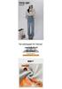 Women's Retro High-Waisted Wide-Leg Velvet Jeans