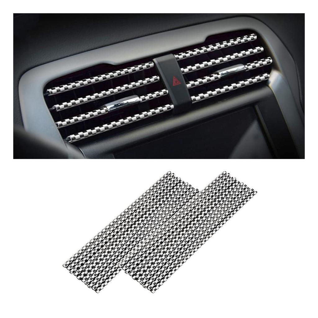 Car air outlet decorative strip, grille clip, U-shaped, electroplated, bright strip, chrome plated air conditioner, color interior modification