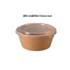 Homeglen 1200ml Kraft Paper Disposable Takeaway Containers (100-pack)