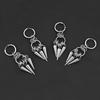 Heavy Industry Metal Cone Nail Coil Ear Buckle Niche Subculture Sweet Cool Men's and Women's Same Personalized Rivet Pendant Earrings