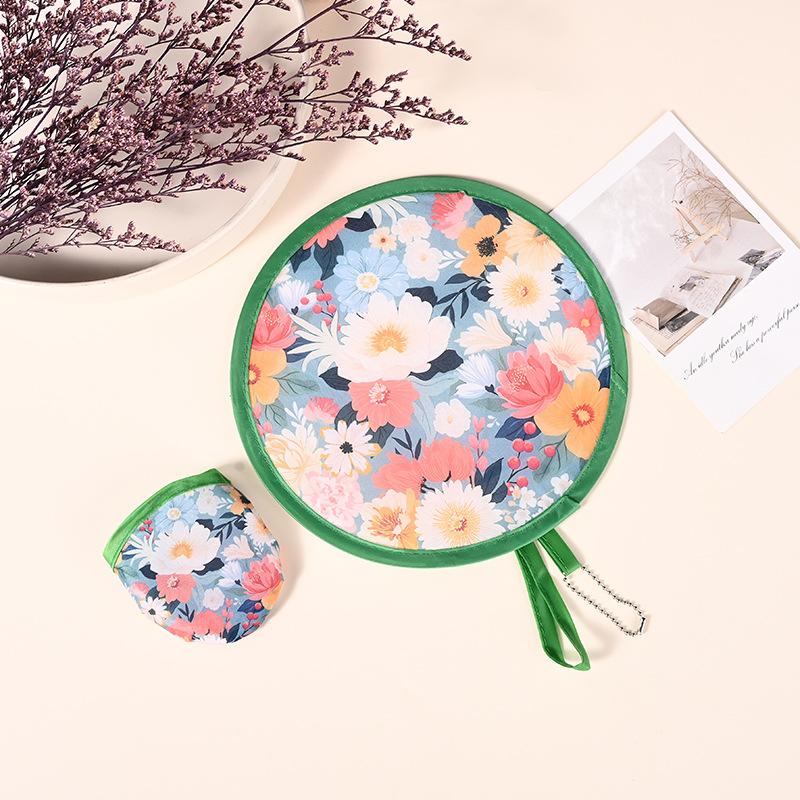 Round Folding Fan Easy to Pack Portable Cooling Solution for Summer Getaways