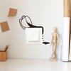 Simple Coffee Cup Kitchen Dining Room Switch Home Background Beautification Wall Sticker