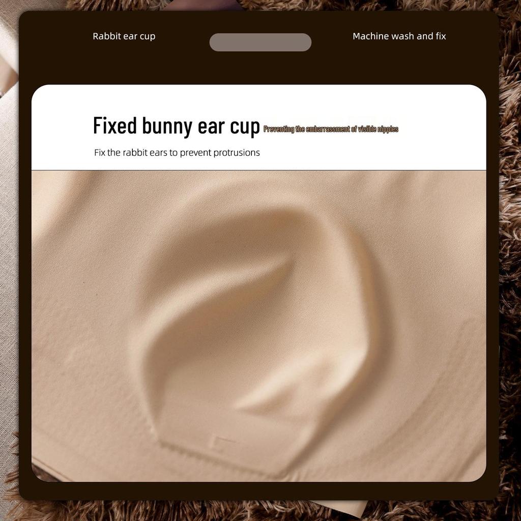 Reggiseno Modellante Senza Cuciture Taglie Forti - Anti-Caduta, Senza Ferretto, Coppe a Orecchie di Coniglio, Supporto Laterale, Minimizza l'Aspetto del Seno Abbondante