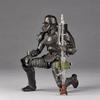 Kaiyodo Takeya-style Articulated Figure Protect Gear "Type 34 Special Enhanced Armor" Black Ver. Approximately 150mm tall. Non-scale PVC & ABS painted