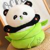 Non-Toxic Bamboo Shoot Panda Soft Plush Toy Cute Animal Panda Stuffed Plushies Home Sofa Throw Pillow Gifts For Kids Children
