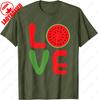 Water Melon Summer Vacation Love Watermelon TShirt Letter Print Tshirt Unisex Summer Cotton Casual Breathable Nostalgia Camisetas