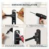 180° Rotary Motorcycle Helmet Wall Hanger with Hooks for Jacket Hat Sport Gear Bike Helmet Garage Home Storage Rack