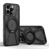 Metal Magsafe Cooling Case for iPhone 16 Pro 15 14 13 12 11 Pro Max 360 ° Rotating Bracket Wireless Charging Protective Cover