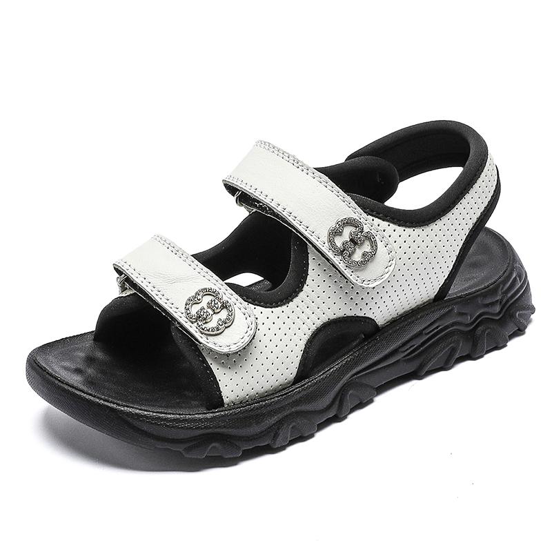 26-37 Children's Large Anti Slip Waterproof Fashion Velcro Sandals Outdoor Beach Shoes Children's Shoes
