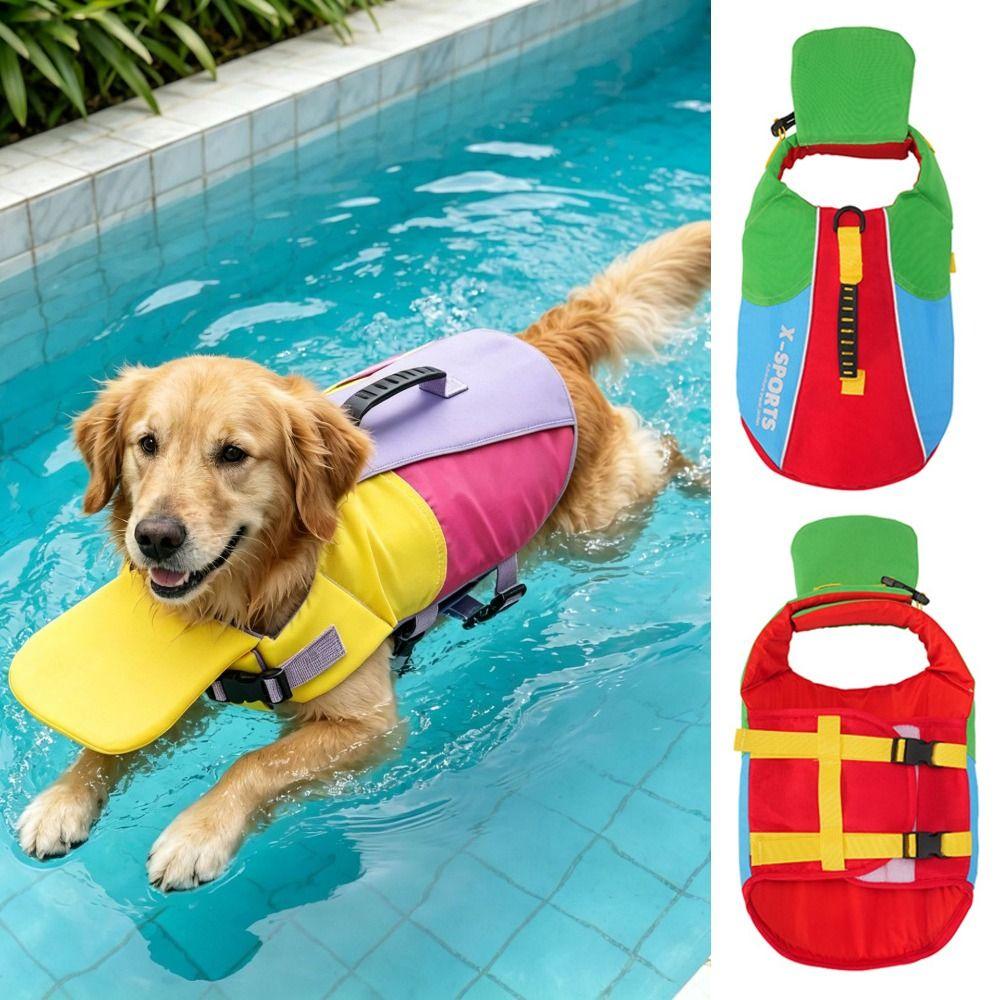 Waterproof Dog Swimming Vest Tear Resistant Pet Flotation Vest Dog Buoyancy Vest Outdoor Water