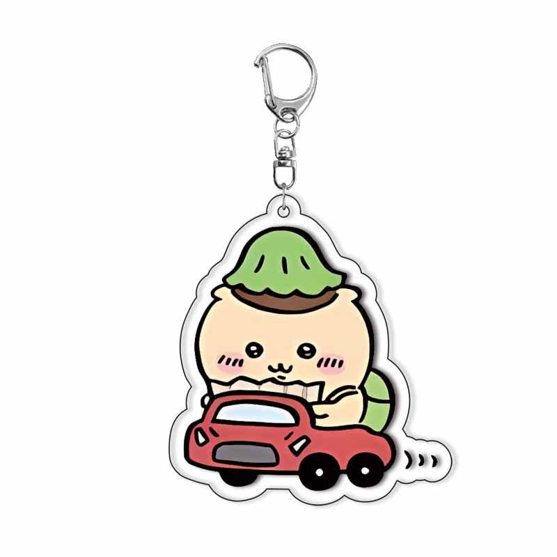 

chiikawa animation acrylic key ring DIY adorable character layered key ring cross border ready stock animation merchandise accessories 5.5cm