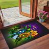 Anti‑Slip Crystal Velvet Floor Rug, Plants vs. Zombies Design Carpet for Indoor Living Bedroom Home Decoration