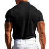 Men's Summer Retro Colorblock Pocket Short Sleeve Tops Men's Casual Fashion Tops