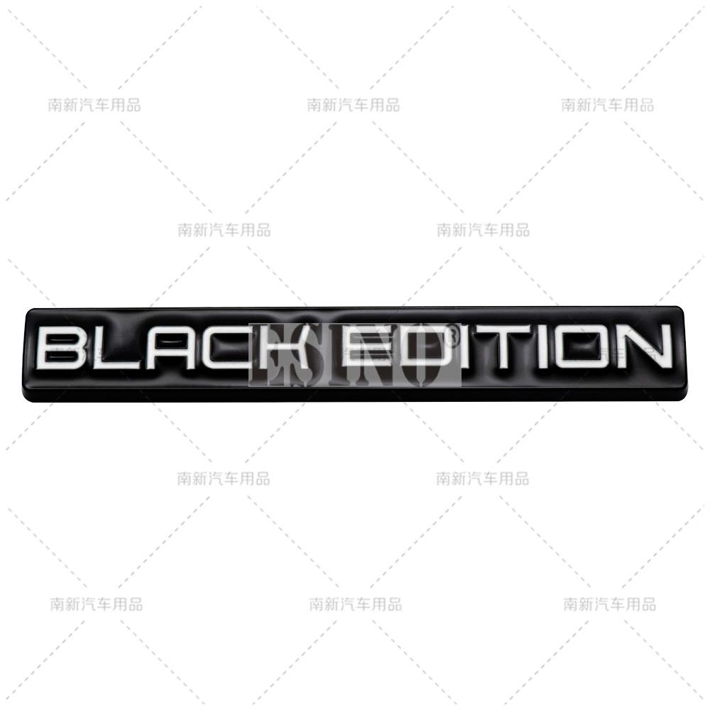 

Car Styling 3D Black Edition Decorative Metal Adhesive Emblem Rear Trunk Badge Fender Sticker Body Decal Car Accessories