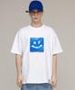 GRAVER [Unisex] Drawing Smile Cloud Logo Short Sleeve T-Shirt_White