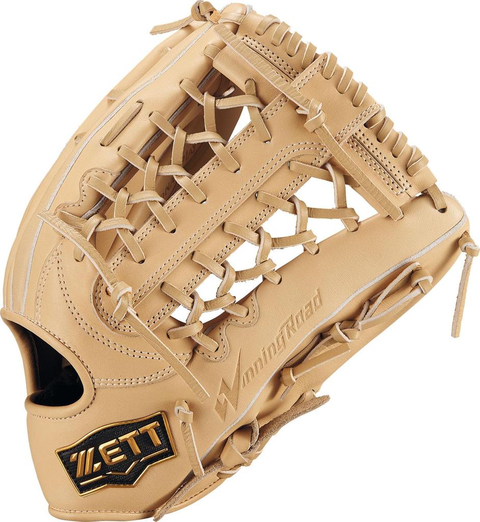 ZETT Winning Road Softball Pastellbraun Größe 8 Handschuh, Allround, Linkshänder, (3200), (BRGB33540F)