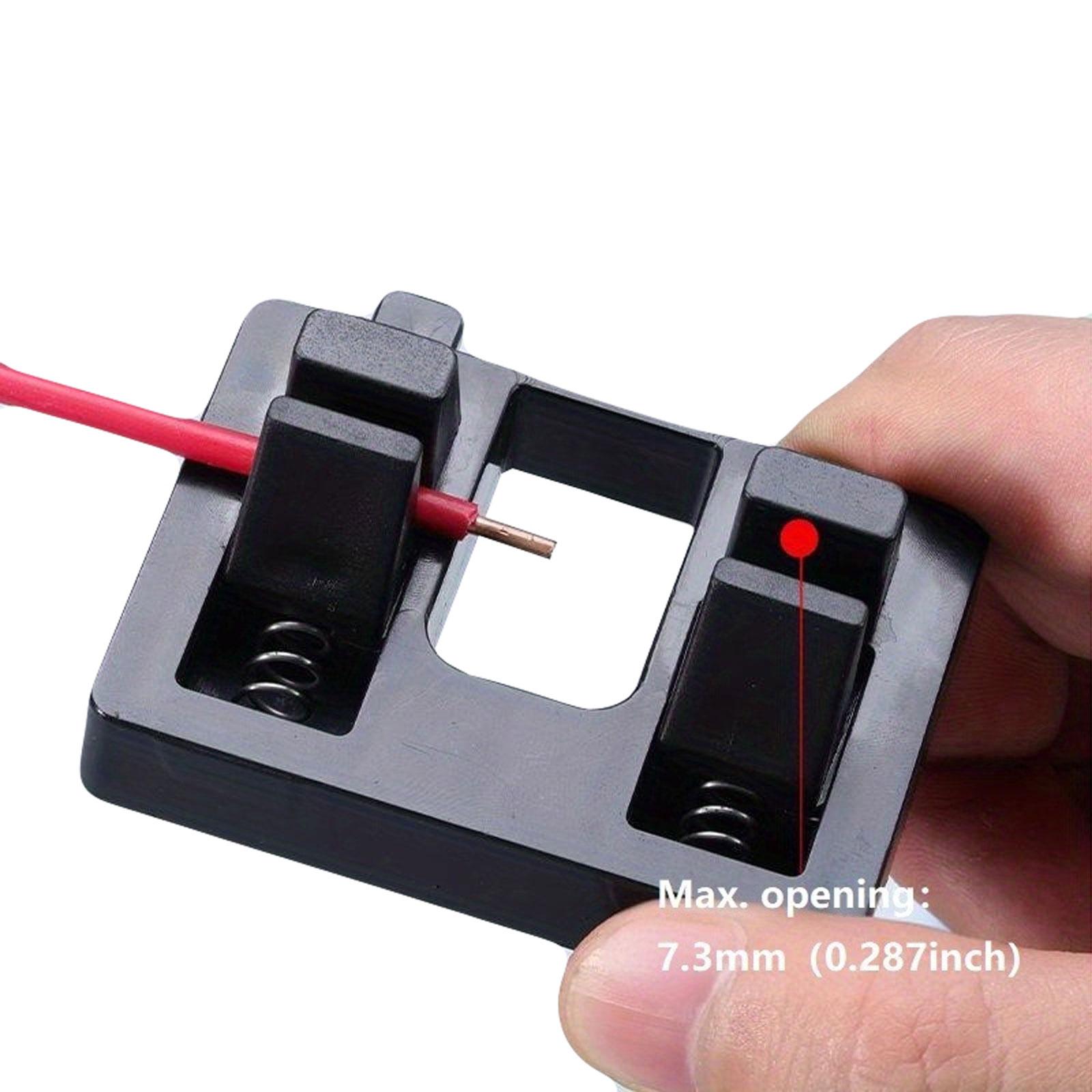 

1pc Wire Soldering Clamp - Spring-Loaded, Lightweight & Adjustable Soldering Station, Ideal for Electronics One Size чёрный