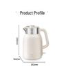 Little Bear ZDH-H25S1 Electric Kettle with 304 Seamless Inner Liner & Double Layer Anti-Scald Design