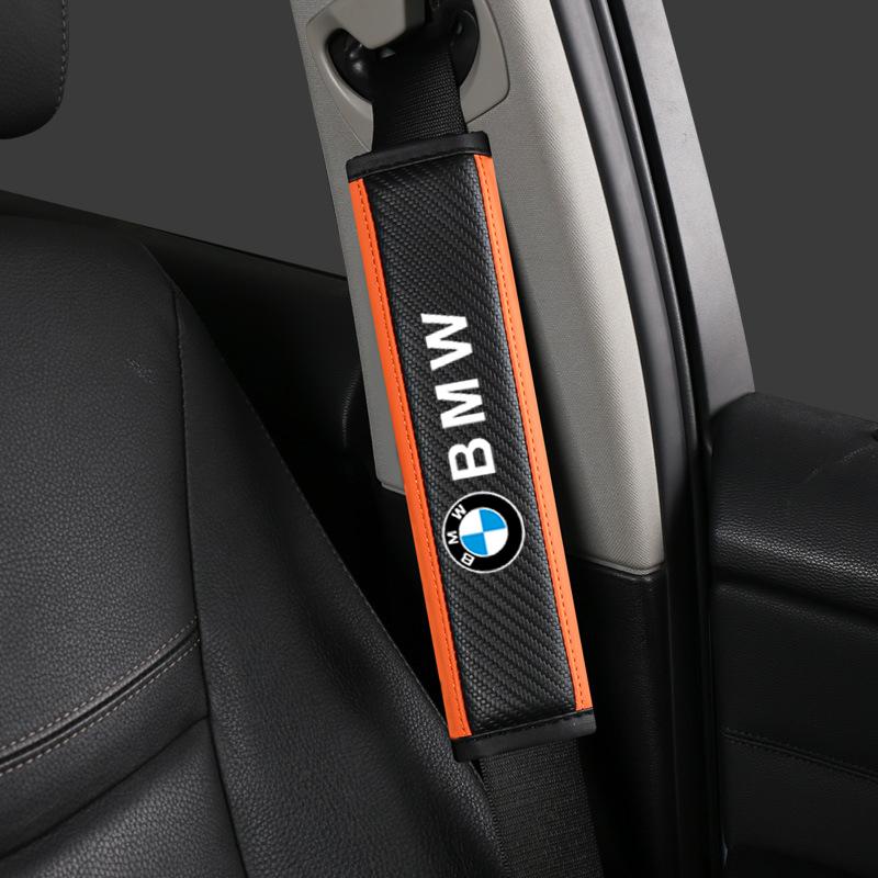 2pcs Car Safety Shoulder Cover Seat Belt Pads Strap Padding for BMW M Performance E30 E34 E36 F21 F30 F35 M3 M5 X1 X3 Accessory Dnsh52