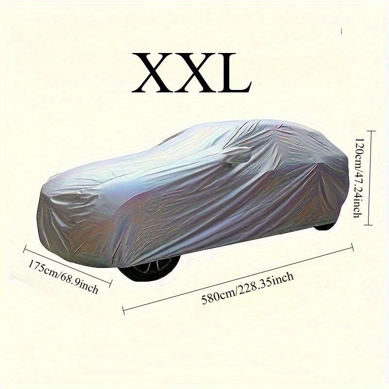 Universal Car Cover All Weather Protection Waterproof Dustproof UV Resistant for Outdoor Parking