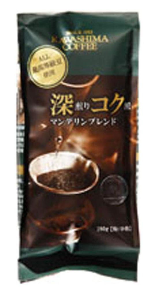 Coffee No Kawashima Dark Roasted Rich Mandelein Blend 180g x 3 bags