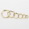 10Pcs Hexagonal Shank Cap Flange Nut Brass Water Tank Joint  Plumbing Fastening Accessories