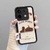 KEYSION Cartoon Niedlich Plüsch Stickerei Hülle für Xiaomi POCO X6 mit Lanyard Silikon Stoßfest Handyhülle für Redmi Note 13 Pro 5G