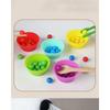 Montessori Educación Temprana Clip Tubo de Ensayo Cuentas de Color Niños Color Cognitivo Coordinación Mano-ojo Juguetes Educativos para el Cerebro