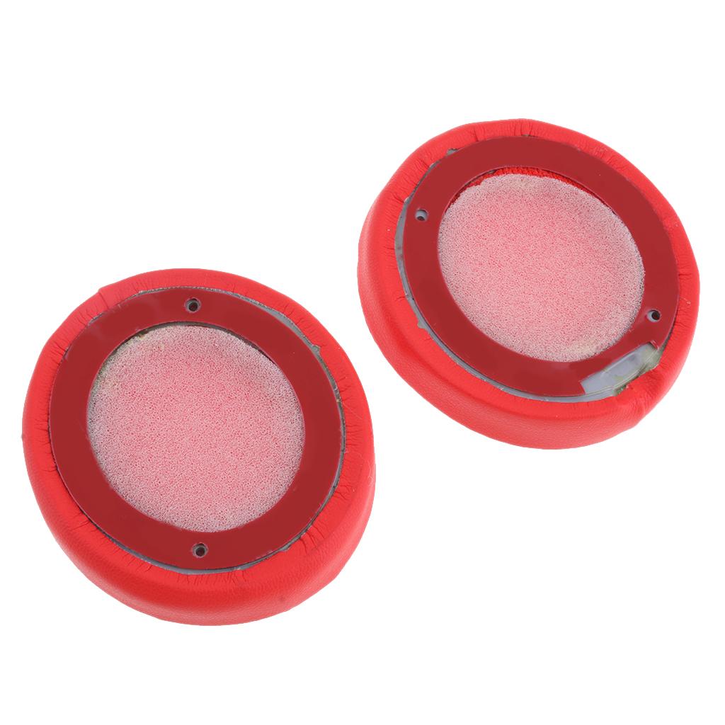 Premium Headsets Cushions Ear Pads Replacement .0 Headphone Red