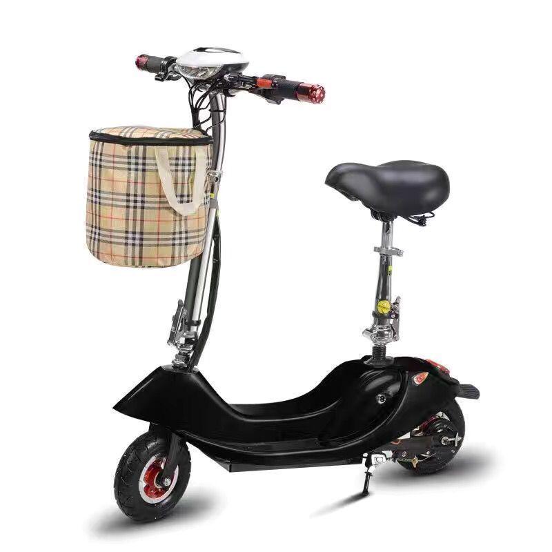 Little Dolphin Folding Electric Scooter: Two-Wheel Lithium Battery Commuter Bike for Teens