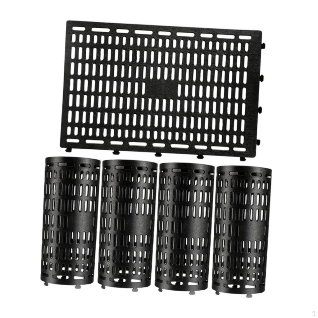 5 Pack Expandable Tree Trunk Protector, Fence for Lawn, Yard, Shrub, Patio, Garden