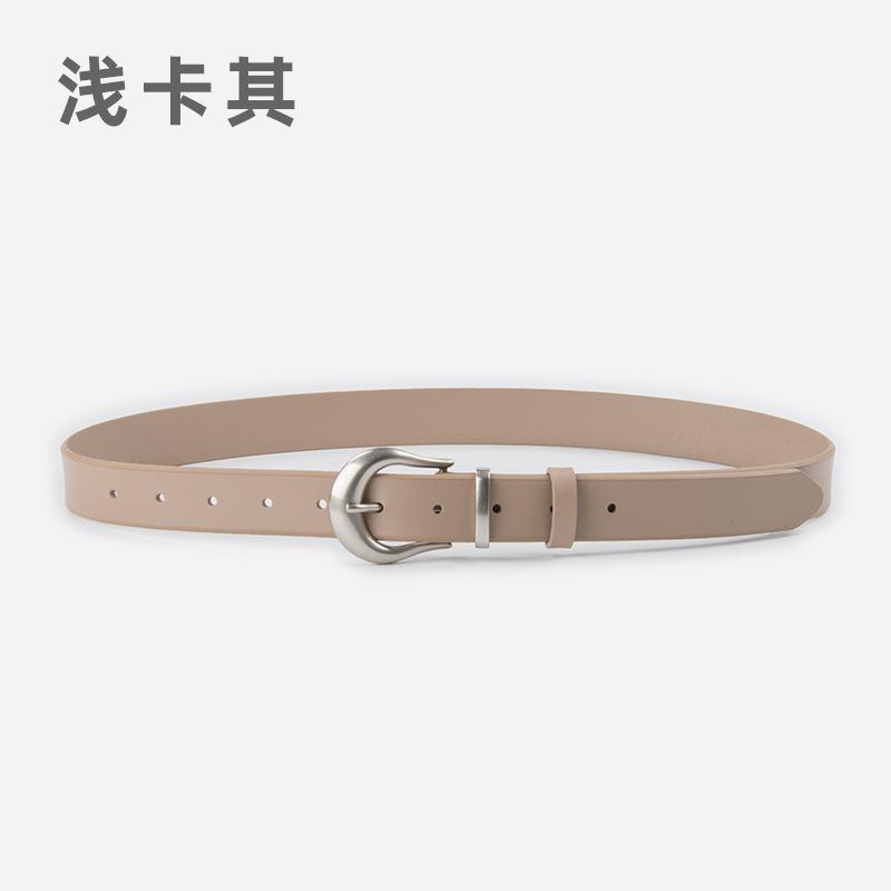 

Ремень женский кожаный женский из коровьей кожи премиум-класса, черные джинсы, повседневные брюки, женский ремень 105cm