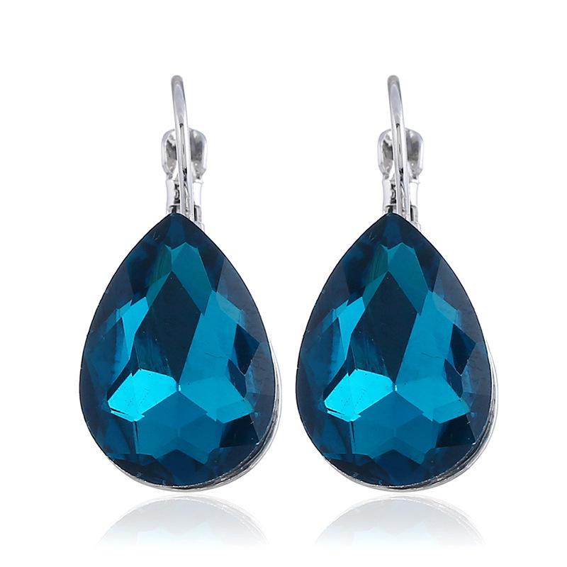 Austrian Crystal Water Drop Korean Style Women s Earrings