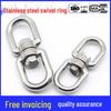 304 Stainless Steel Swivel Chain Shackle for Dog Chains and Connectors (M4, M5, M6, M8).