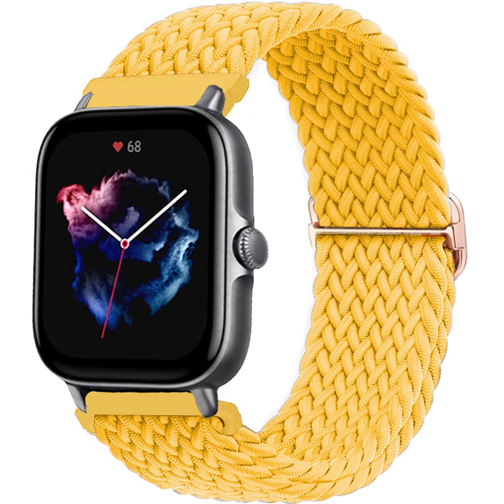 Braided Solo Loop Band For Amazfit Bip 6 5 GTS/4/2/2e/3/GTS2 Mini/20mm 22mm Watch Bracelet Correa Amazfit GTR/4/2/3/47/Pro Strap