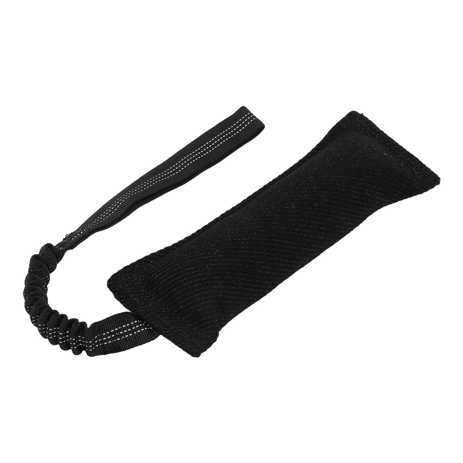 Dog Bite Pillow Tug Toy with Elastic Handle Bite Proof Interactive Dog Pillow Pull Toy for Dog Training