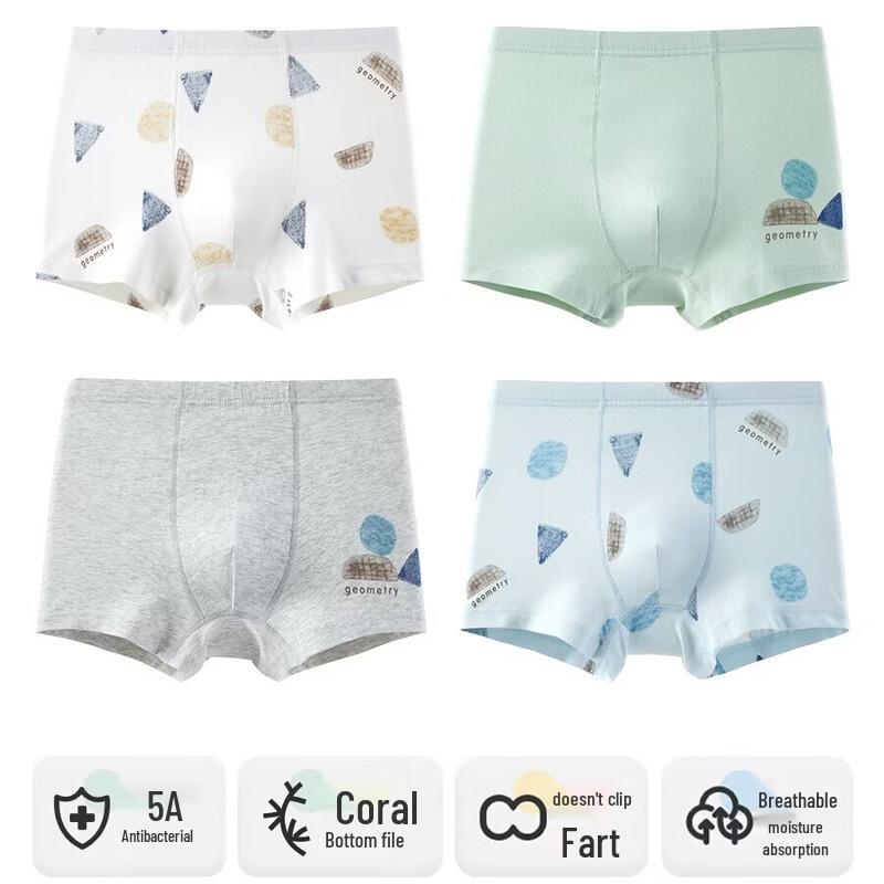 Engbolun Jungen Sommer Modal Boxershorts 4er-Pack