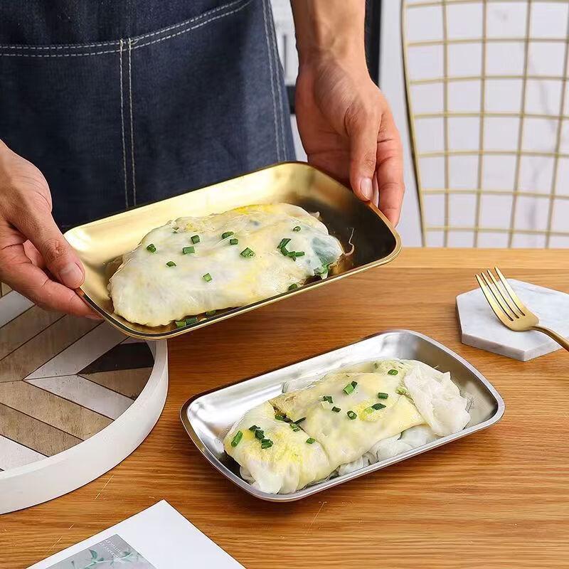 Lijia 304 Stainless Steel Multi-Purpose Rectangular Tray